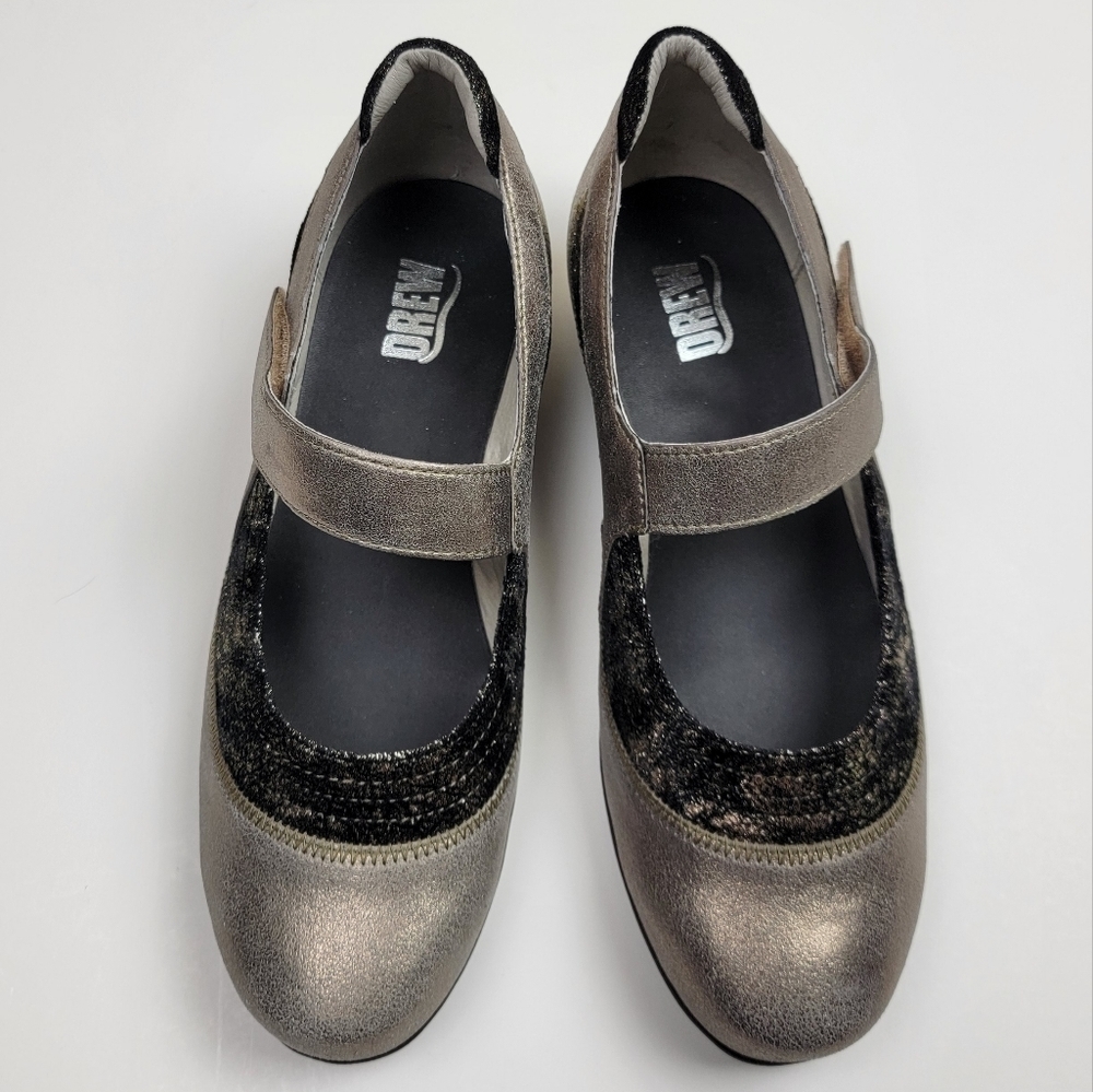 Drew Genoa Mary Jane Comfort Flats 9.5 NEW - Picture 2 of 12